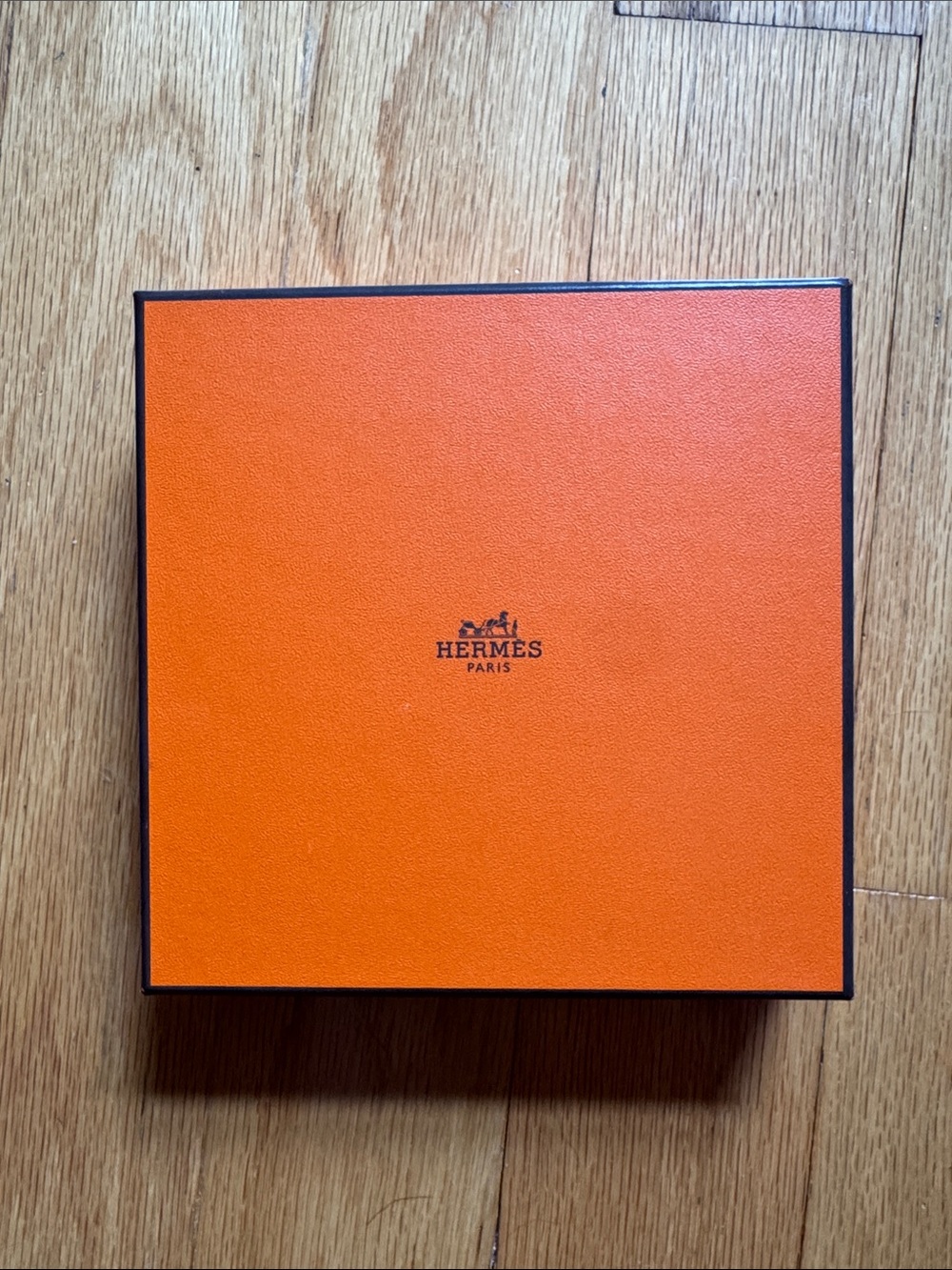 Hermès Orange Square Logo Gift Box